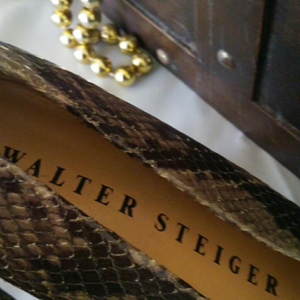 "Walter Steiger" Vintage Python, Pump - image 2